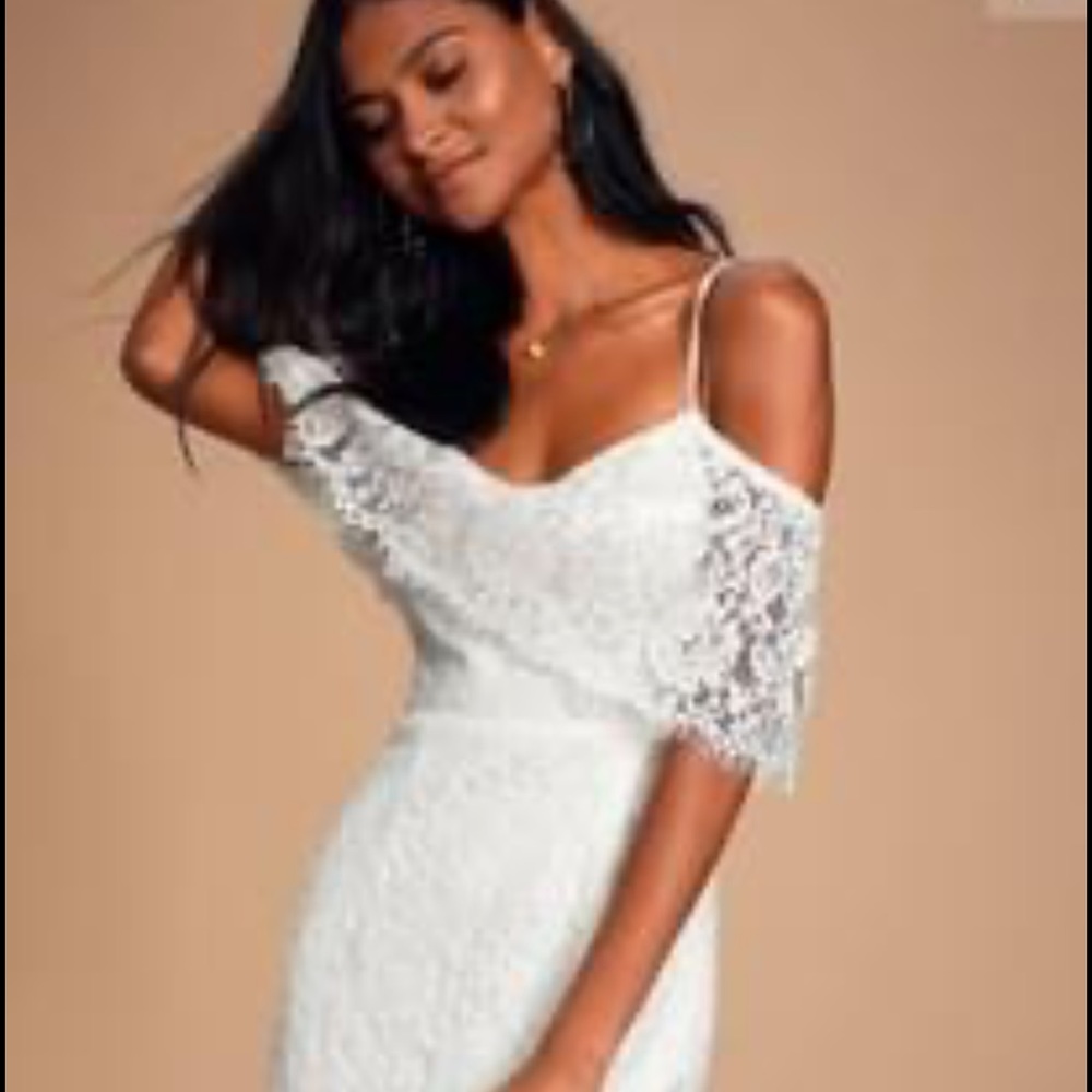 White Maxi Dress with Tags attached